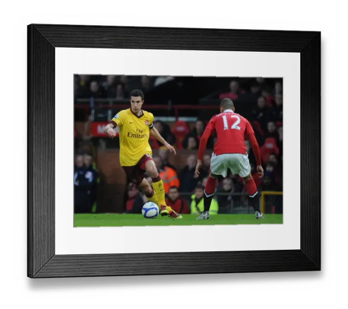Framed Print : Van Persie vs. Smalling: Manchester United's FA Cup Victory over Arsenal (2:0)