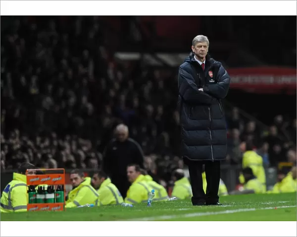 Arsenal manager Arsene Wenger. Manchester United 2: 0 Arsenal, FA Cup Sixth Round