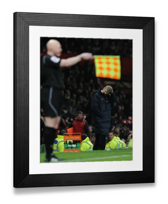 Framed Print : Arsene Wenger at Old Trafford: Manchester United's 2-0 FA Cup Victory over Arsenal, 2010 Framed Print : Arsene Wenger at Old Trafford: Manchester United's 2-0 FA Cup Victory over Arsenal, 2010