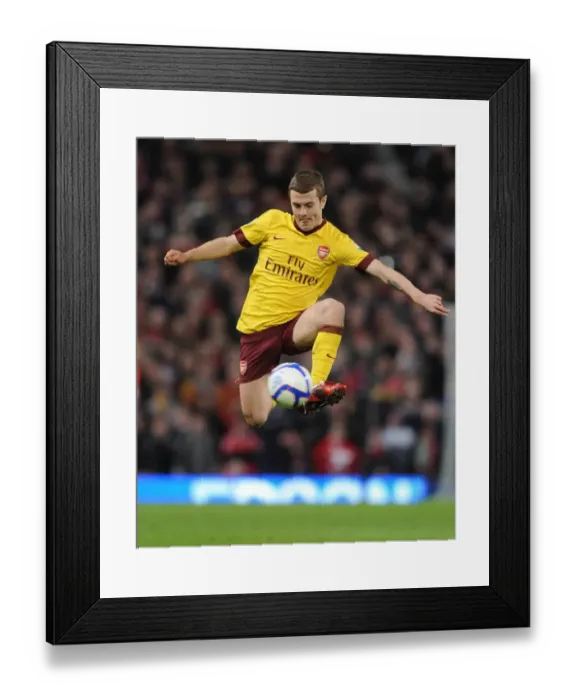Framed Print : Jack Wilshere (Arsenal). Manchester United 2: 0 Arsenal, FA Cup Sixth Round Framed Print : Jack Wilshere (Arsenal). Manchester United 2: 0 Arsenal, FA Cup Sixth Round