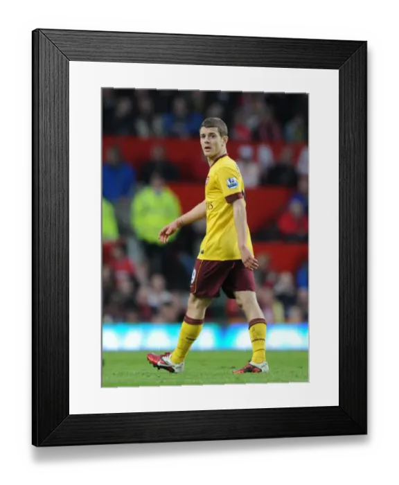 Framed Print : Determined Jack Wilshere's Standout Performance in FA Cup Sixth Round: Manchester United vs. Arsenal, Old Trafford, 2010 Framed Print : Determined Jack Wilshere's Standout Performance in FA Cup Sixth Round: Manchester United vs. Arsenal, Old Trafford, 2010