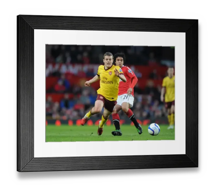 Framed Print : Jack Wilshere (Arsenal) Rafael da Silva (Man United). Manchester United 2: 0 Arsenal Framed Print : Jack Wilshere (Arsenal) Rafael da Silva (Man United). Manchester United 2: 0 Arsenal