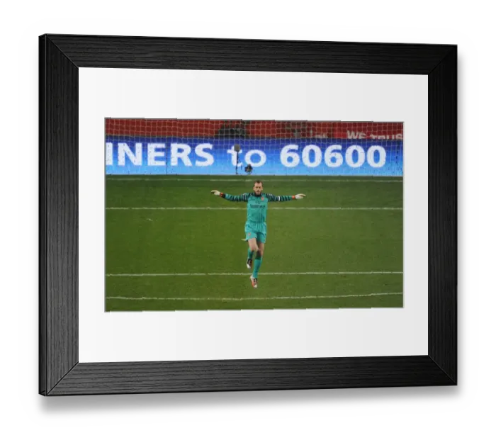 Framed Print : Manuel Almunia (Arsenal). Arsenal 5: 0 Leyton Orient, FA Cup Fifth Round Replay