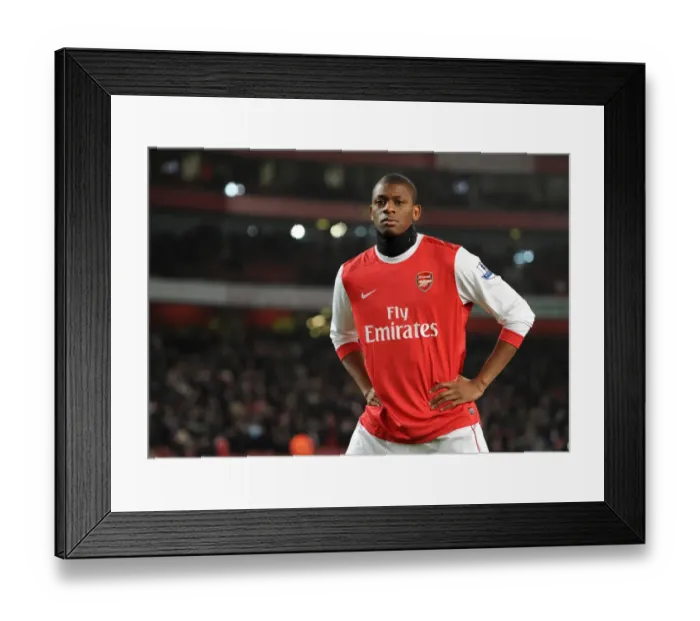 Framed Print : Abou Diaby's Dominance: Arsenal Crushes Leyton Orient 5-0 in FA Cup 5th Round Replay