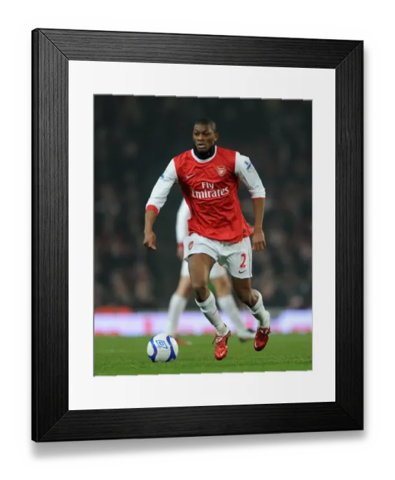 Framed Print : Abou Diaby (Arsenal). Arsenal 5: 0 Leyton Orient. FA Cup 5th Round Replay