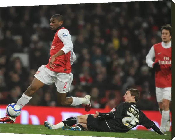 Abou Diaby (Arsenal) Thomas Carroll (Orient). Arsenal 5: 0 Leyton Orient