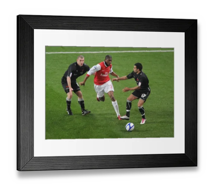 Framed Print : Abou Diaby (Arsenal) Stephen Dawson and Jason Crowe (Orient). Arsenal 5: 0 Leyton Orient Framed Print : Abou Diaby (Arsenal) Stephen Dawson and Jason Crowe (Orient). Arsenal 5: 0 Leyton Orient