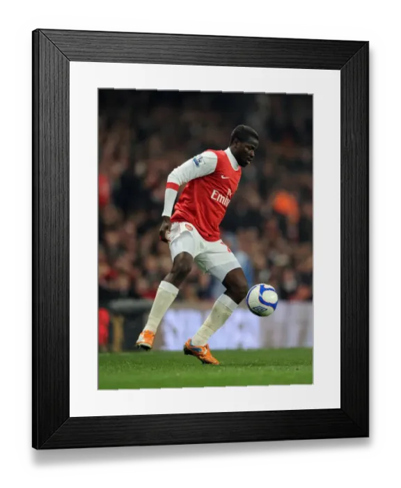Framed Print : Emmanuel Eboue's Five-Goal Blitz: Arsenal Crushes Leyton Orient 5-0 in FA Cup
