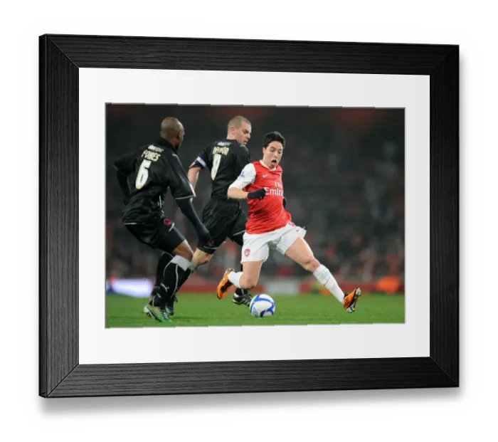 Framed Print : Samir Nasri (Arsenal) Terrell Forbes and Stephen Dawson (Orient). Arsenal 5 Framed Print : Samir Nasri (Arsenal) Terrell Forbes and Stephen Dawson (Orient). Arsenal 5