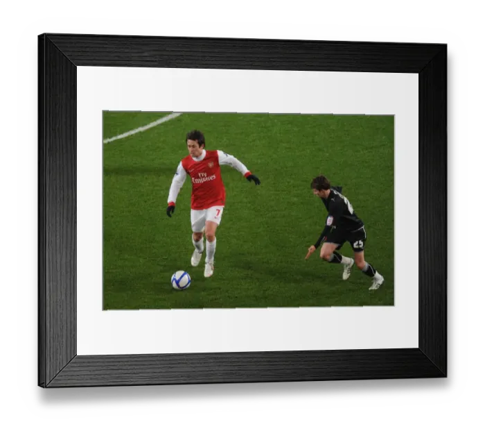 Framed Print : Tomas Rosicky (Arsenal) Thomas Carroll (Orient). Arsenal 5: 0 Leyton Orient Framed Print : Tomas Rosicky (Arsenal) Thomas Carroll (Orient). Arsenal 5: 0 Leyton Orient