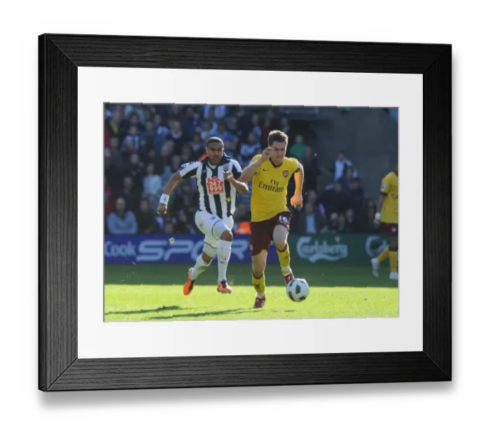 Framed Print : Dramatic Rivalry: Ramsey vs. Thomas - Arsenal vs. West Bromwich Albion's Thrilling 2-2 Draw, Premier League, 2011 Framed Print : Dramatic Rivalry: Ramsey vs. Thomas - Arsenal vs. West Bromwich Albion's Thrilling 2-2 Draw, Premier League, 2011