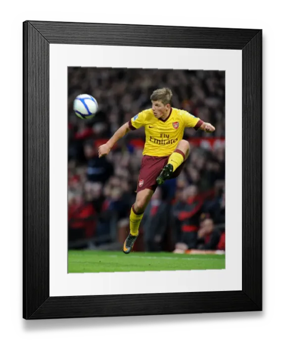Framed Print : Arshavin's FA Cup Struggle: Manchester United 2-0 Arsenal