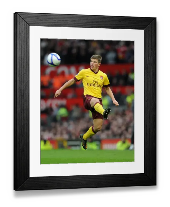Framed Print : Manchester United's Triumph over Arsenal: Andrey Arshavin's FA Cup Sixth Round Defeat at Old Trafford (2010)