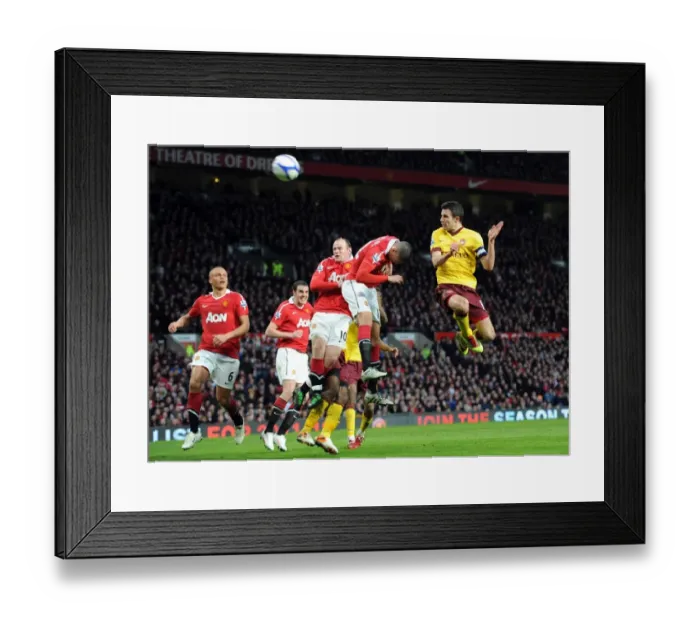 Framed Print : Robin van Persie (Arsenal) Chris Smalling and Wayne Rooney (Man Utd). Manchester United 2 Framed Print : Robin van Persie (Arsenal) Chris Smalling and Wayne Rooney (Man Utd). Manchester United 2