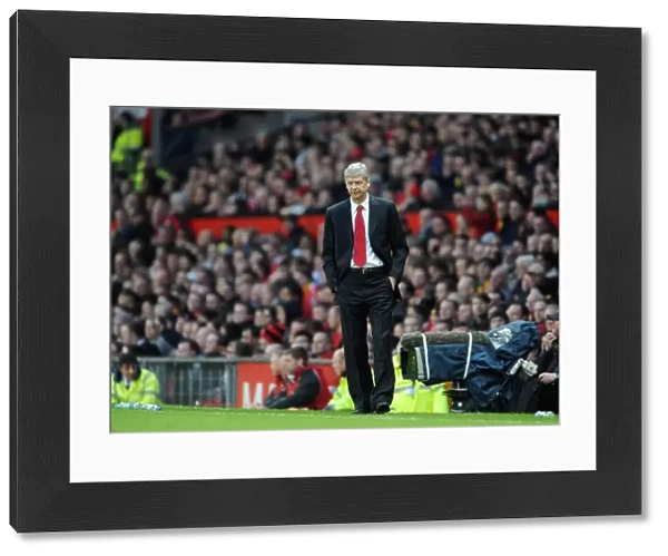 Arsene Wenger the Arsenal Manager. Manchester United 2: 0 Arsenal, FA Cup Sixth Round