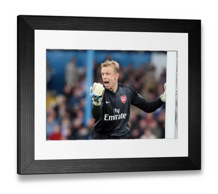 Framed Print : Mart Poom's Shutout: Arsenal Holds Portsmouth Scoreless in FA Premiership, May 2007