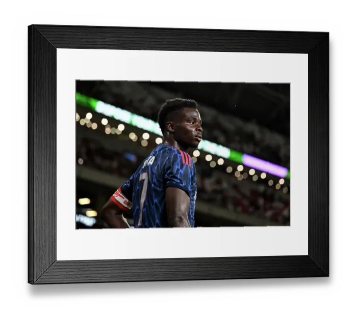 Framed Print : Arsenal FC v AC Milan: Pre-Season Friendly