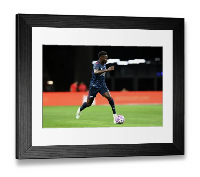 Framed Print : Arsenal FC v AC Milan: Pre-Season Friendly