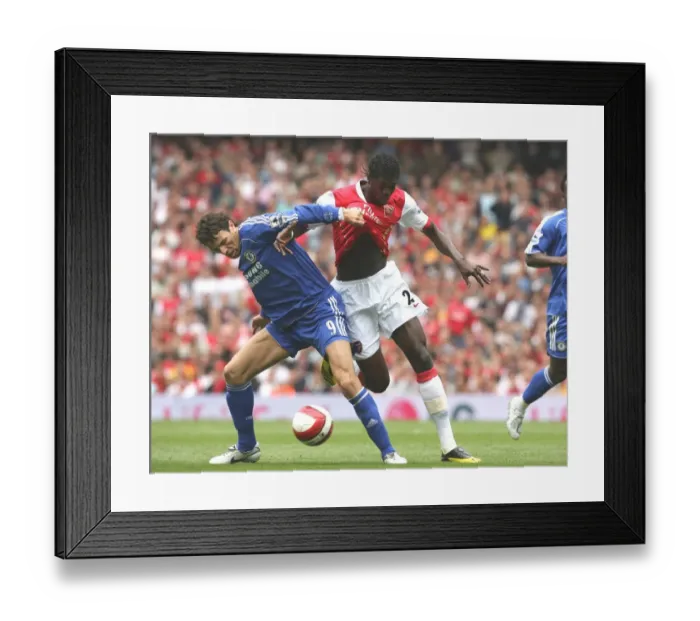 Framed Print : The Unforgettable Rivalry: Adebayor vs. Boulahrouz - Arsenal vs. Chelsea, May 6, 2007: A Tie That Left a Lasting Impact Framed Print : The Unforgettable Rivalry: Adebayor vs. Boulahrouz - Arsenal vs. Chelsea, May 6, 2007: A Tie That Left a Lasting Impact