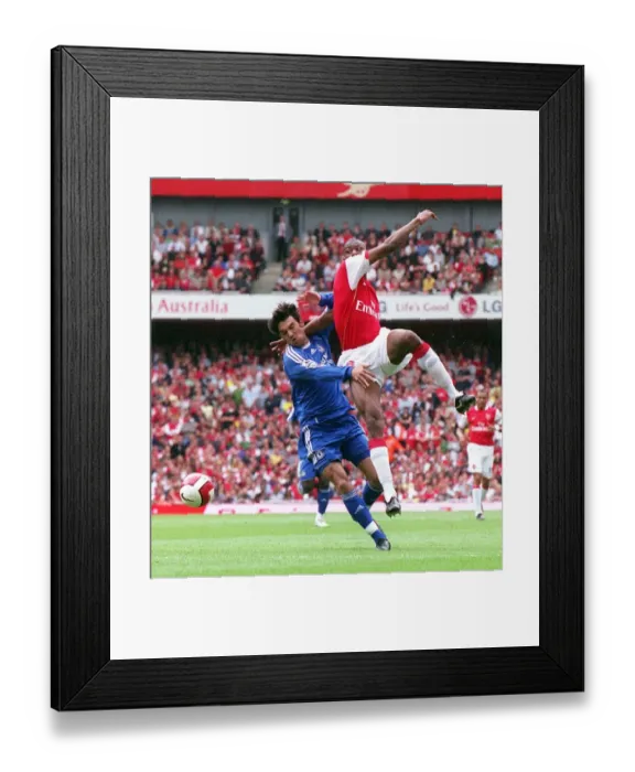 Framed Print : Abou Diaby (Arsenal) Paulo Ferreira (Chelsea) Framed Print : Abou Diaby (Arsenal) Paulo Ferreira (Chelsea)