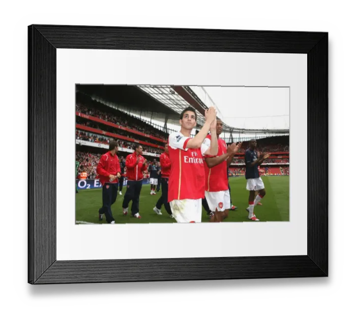 Framed Print : Cesc Fabregas Bids Farewell: A Draw Against Chelsea at Emirates, 2007