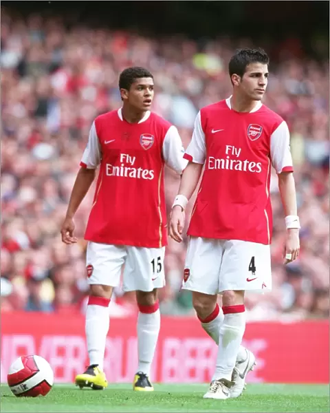 Cesc Fabregas and Denilson (Arsenal)