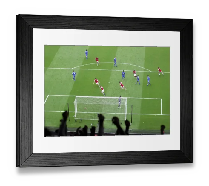 Framed Print : Gilberto's Thrilling Equalizer: Arsenal vs. Chelsea, 1-1 Framed Print : Gilberto's Thrilling Equalizer: Arsenal vs. Chelsea, 1-1