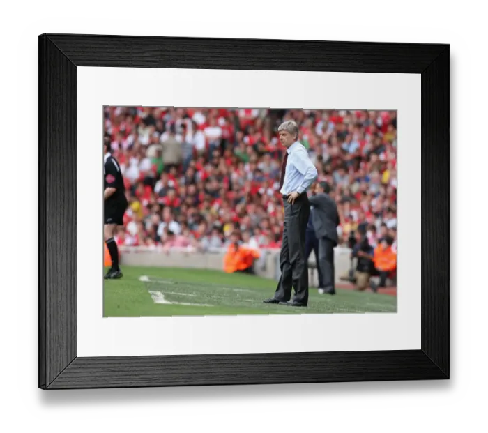 Framed Print : Arsene Wenger at the Helm: 1-1 Stalemate Against Chelsea (2007, Emirates Stadium)