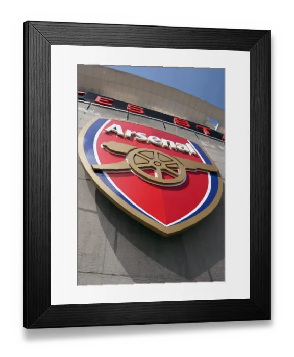 Framed Print : The Pride of Arsenal: The Crest at Emirates Stadium Framed Print : The Pride of Arsenal: The Crest at Emirates Stadium