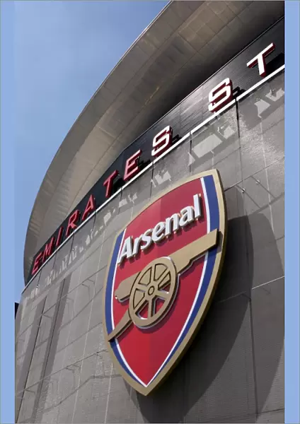 The Arsenal Crest Gracing Emirates Stadium