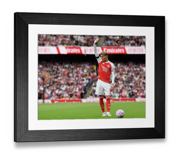 Framed Print : Arsenal v Leeds United - Premier League