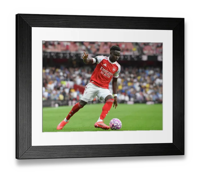 Framed Print : Arsenal v Leeds United - Premier League