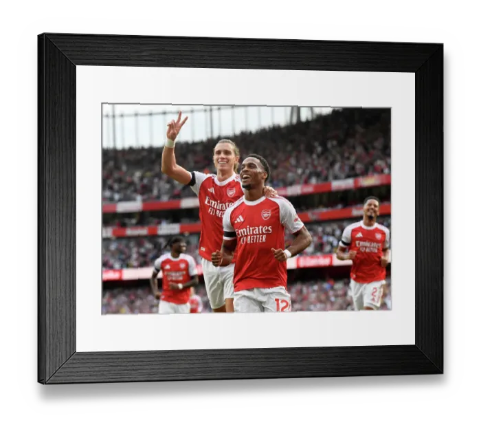 Framed Print : Arsenal v Leeds United - Premier League