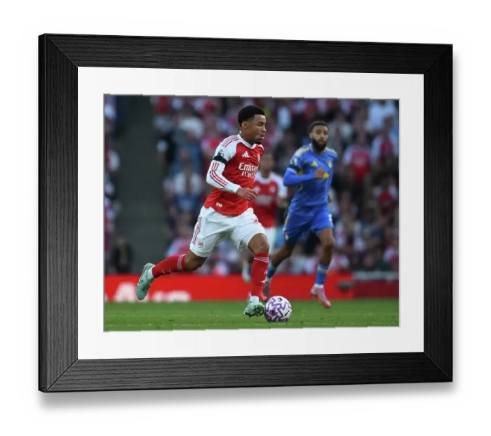 Framed Print : Arsenal v Leeds United - Premier League