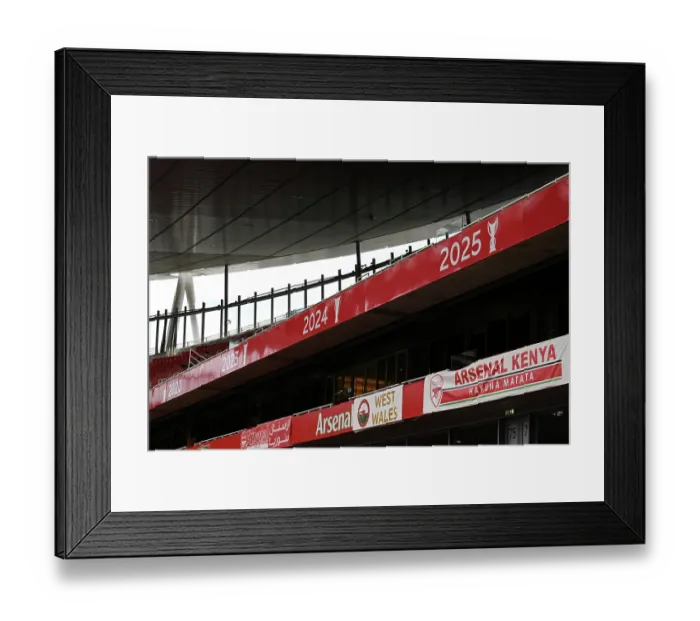 Framed Print : Arsenal v Leeds United - Premier League