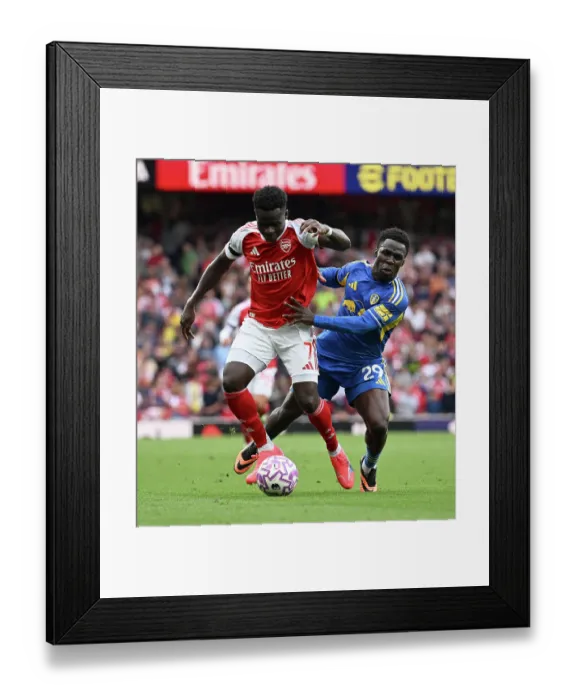 Framed Print : Arsenal v Leeds United - Premier League