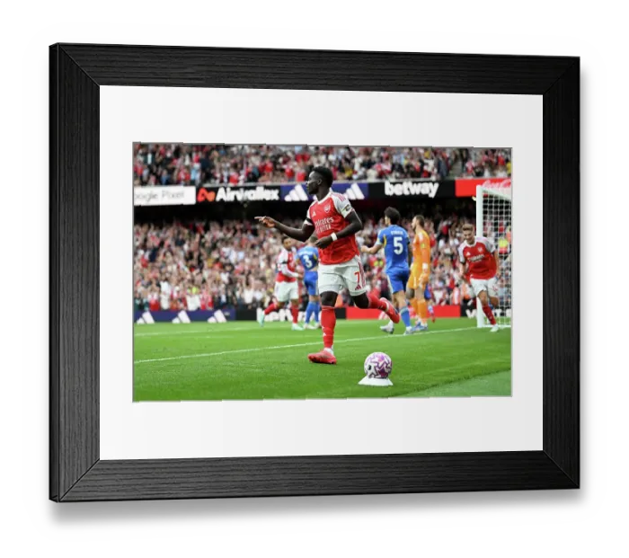 Framed Print : Arsenal v Leeds United - Premier League