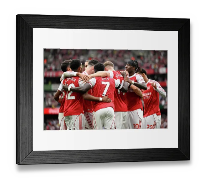 Framed Print : Arsenal v Leeds United - Premier League