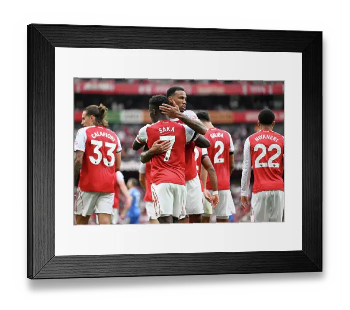 Framed Print : Arsenal v Leeds United - Premier League
