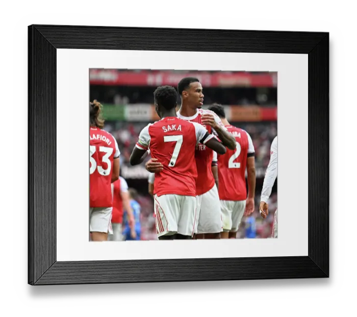 Framed Print : Arsenal v Leeds United - Premier League