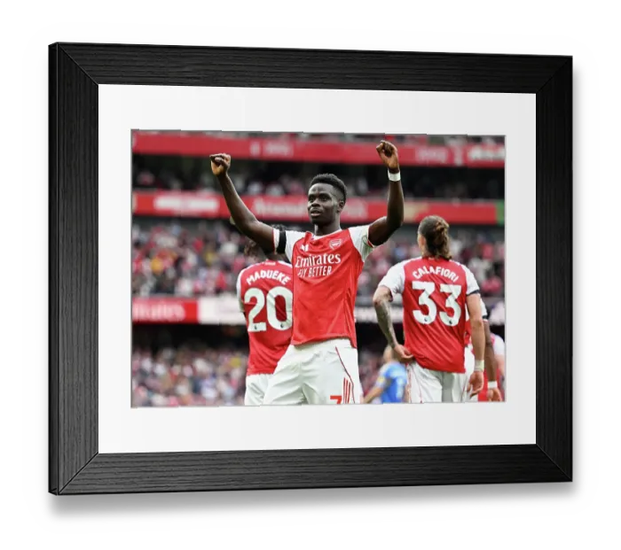 Framed Print : Arsenal v Leeds United - Premier League