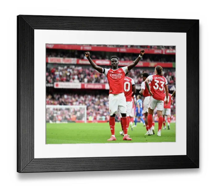 Framed Print : Arsenal v Leeds United - Premier League