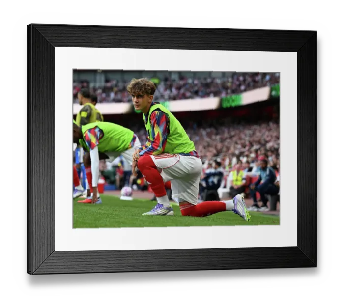 Framed Print : Arsenal v Leeds United - Premier League