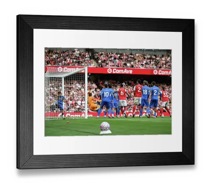 Framed Print : Arsenal v Leeds United - Premier League