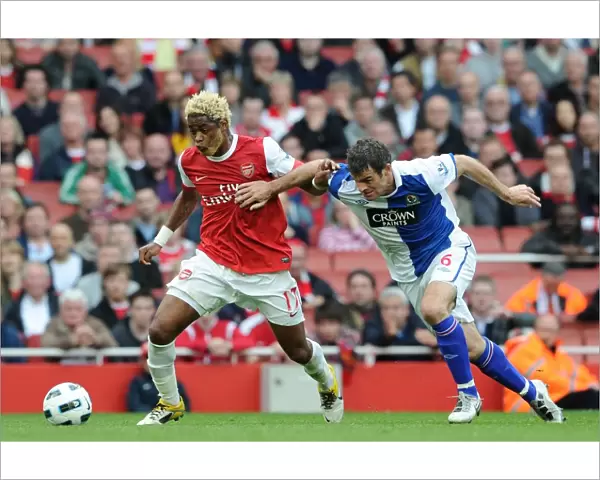Alex Song (Arsenal) Ryan Nelson (Blackburn). Arsenal 0: 0 Blackburn Rovers