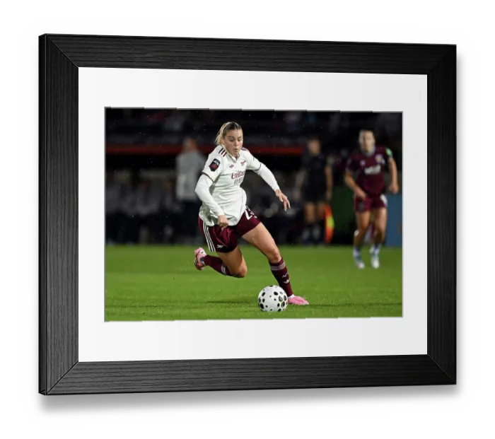 Framed Print : West Ham United v Arsenal - Barclays Women's Super League West Ham United v Arsenal - Barclays Women's Super League
