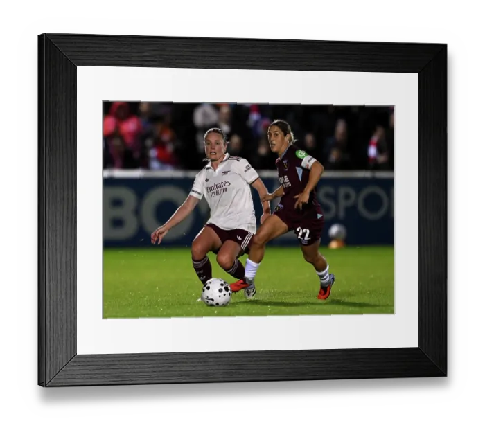 Framed Print : West Ham United v Arsenal - Barclays Women's Super League West Ham United v Arsenal - Barclays Women's Super League