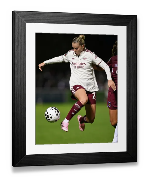Framed Print : West Ham United v Arsenal - Barclays Women's Super League West Ham United v Arsenal - Barclays Women's Super League