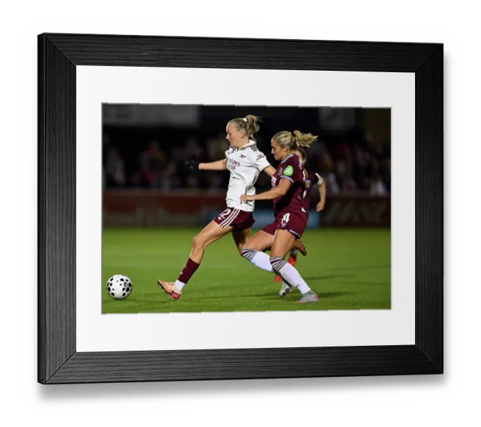 Framed Print : West Ham United v Arsenal - Barclays Women's Super League West Ham United v Arsenal - Barclays Women's Super League