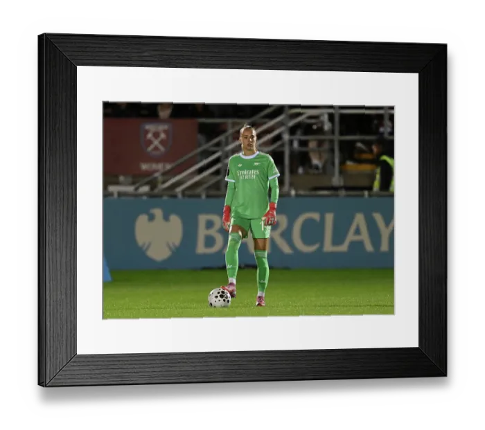 Framed Print : West Ham United v Arsenal - Barclays Women's Super League West Ham United v Arsenal - Barclays Women's Super League